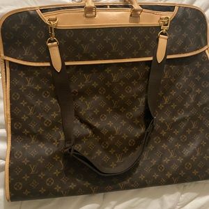 💯 Louis Vuitton monogram hanging garment bag with  hangers
